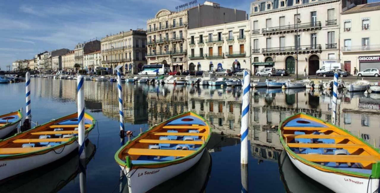 Grand Appartement Sur Canal A 2 Pas Du Centre Ville De Sète Exteriör bild
